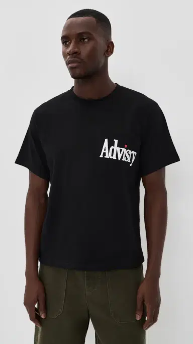 Advisry Dot Logo Tee Black | Thumbnail 3