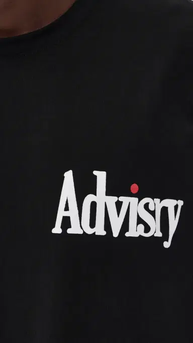 Advisry Dot Logo Tee Black | Thumbnail 6