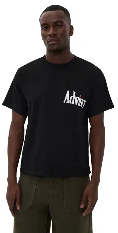 Advisry Dot Logo Tee Black | Thumbnail 1