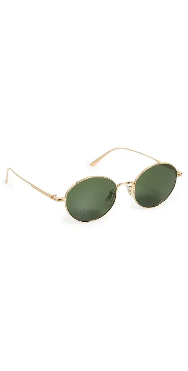 Oliver Peoples Eyewear x Khaite 1994C Sunglasses Gold/Vibrant Green One Size