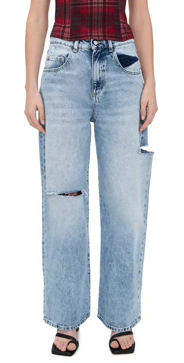 Poppy Wide Leg Jeans Sky