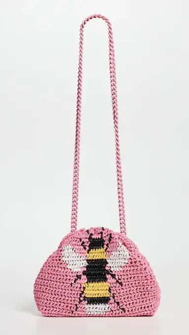 Maria La Rosa Bee Mini Game Crochet Bag | Thumbnail 2 Maria La Rosa Bee Mini Game Crochet Bag | Thumbnail 2