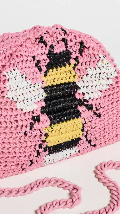 Maria La Rosa Bee Mini Game Crochet Bag | Thumbnail 5 Maria La Rosa Bee Mini Game Crochet Bag | Thumbnail 5