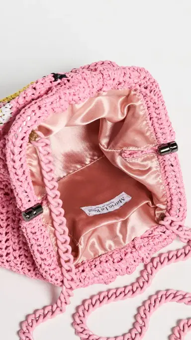 Maria La Rosa Bee Mini Game Crochet Bag | Thumbnail 6 Maria La Rosa Bee Mini Game Crochet Bag | Thumbnail 6
