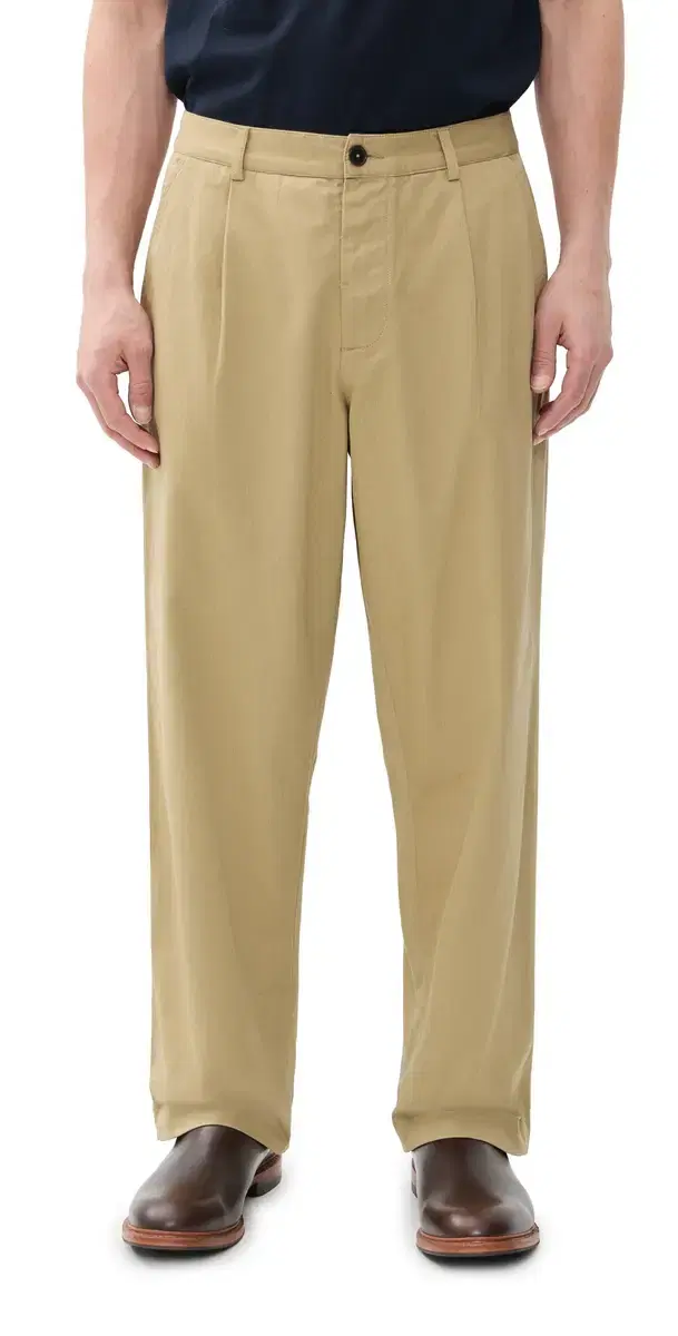 Universal Works Duke Pleater Trousers Sand