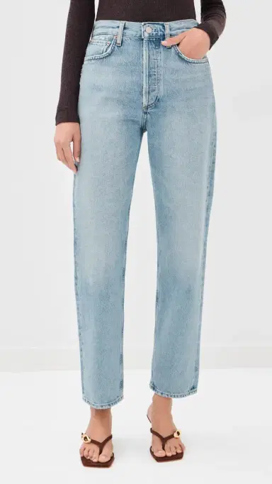 AGOLDE 90s Pinch Waist High Rise Straight Jeans Addition 23 | Thumbnail 2