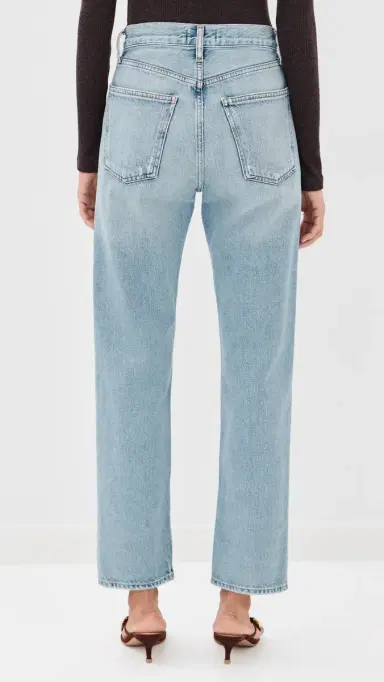 AGOLDE 90s Pinch Waist High Rise Straight Jeans Addition 23 | Thumbnail 3