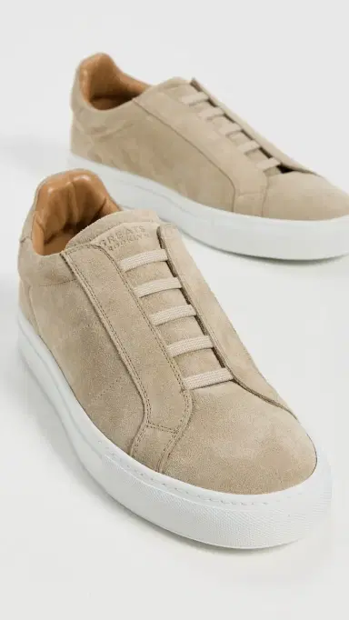 GREATS Royale 2.0 Suede Slip-On Sneakers Sand 8 | Thumbnail 4 GREATS Royale 2.0 Suede Slip-On Sneakers Sand 8 | Thumbnail 4