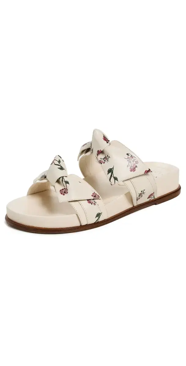 Alexandre Birman x Agua Bendita Maxi Clarita Sandals Off Quebrada/Print Quebrada Of