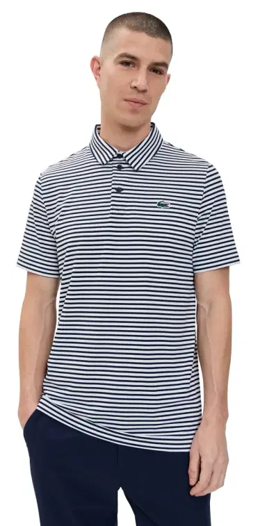 Lacoste Regular Fit UV Protect Golf Polo hirt Navy Blue/White | Thumbnail 1 Lacoste Regular Fit UV Protect Golf Polo hirt Navy Blue/White | Thumbnail 1