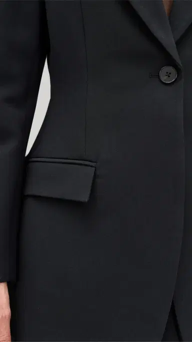 LE BOP Quinn Hourglass Blazer Black | Thumbnail 6
