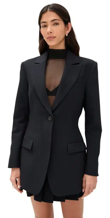 LE BOP Quinn Hourglass Blazer Black | Thumbnail 1