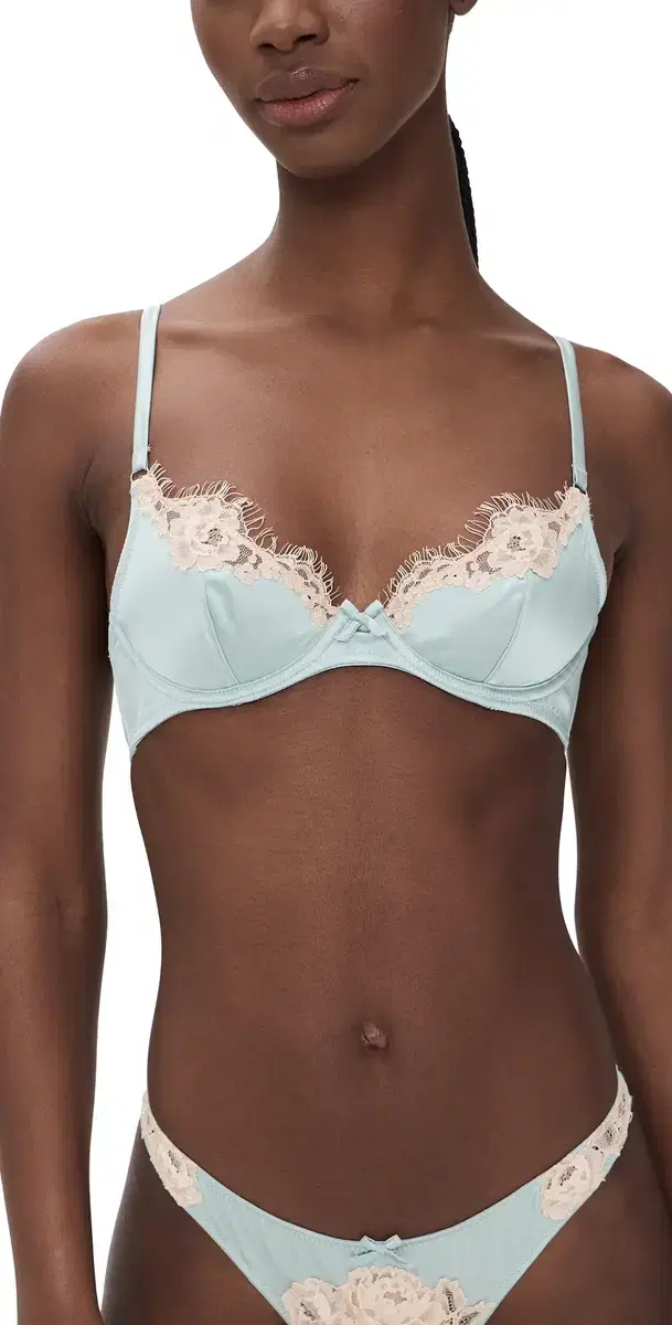 Juliet Lace Demi Bra Frosted Mint