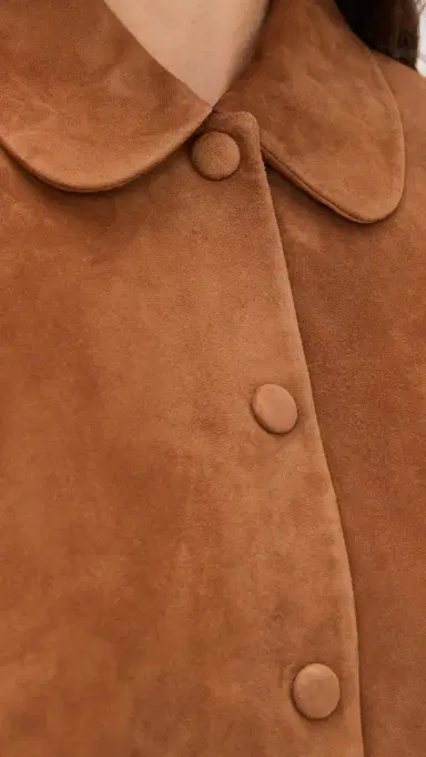 Ba&sh Veste Milas Suede Jacket Camel 1 | Thumbnail 6 Ba&sh Veste Milas Suede Jacket Camel 1 | Thumbnail 6