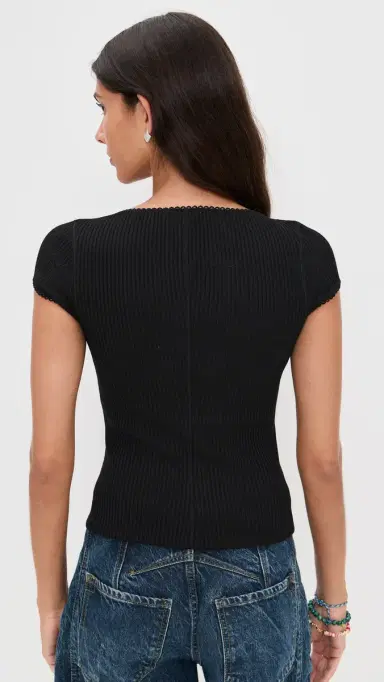 Free People Most Wanted Cardi Black | Thumbnail 3