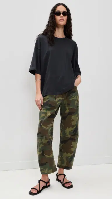 Free People Perfect Oversized Tee Black S | Thumbnail 5