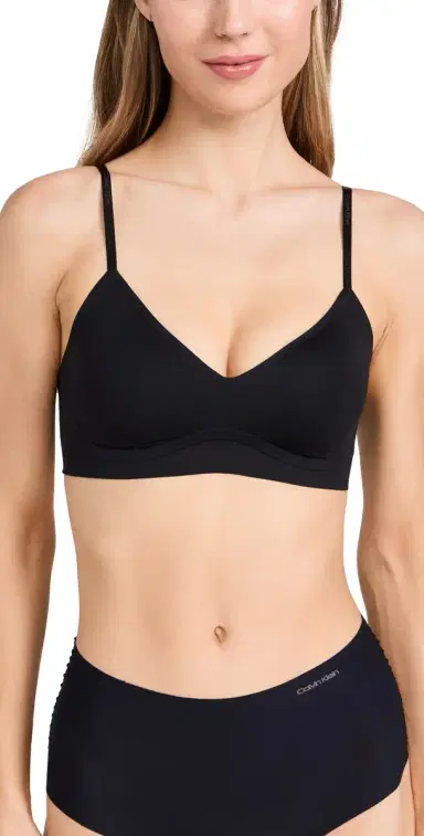 Calvin Klein Underwear Lightly Lined Bra Black L | Thumbnail 1