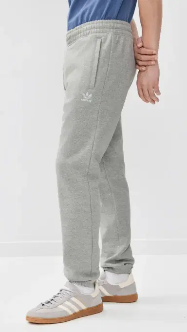 Adidas Trefoil Essentials Pants Medium Grey Heather/White S | Thumbnail 4 Adidas Trefoil Essentials Pants Medium Grey Heather/White S | Thumbnail 4