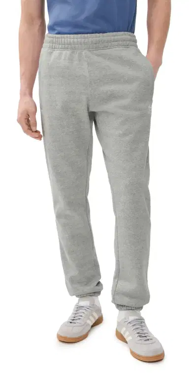 Adidas Trefoil Essentials Pants Medium Grey Heather/White S | Thumbnail 1 Adidas Trefoil Essentials Pants Medium Grey Heather/White S | Thumbnail 1