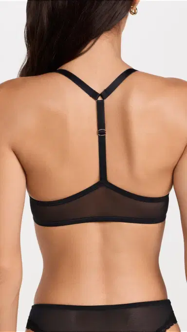 Skarlett Blue Spellbound Front Close Spacer Bra Black | Thumbnail 3