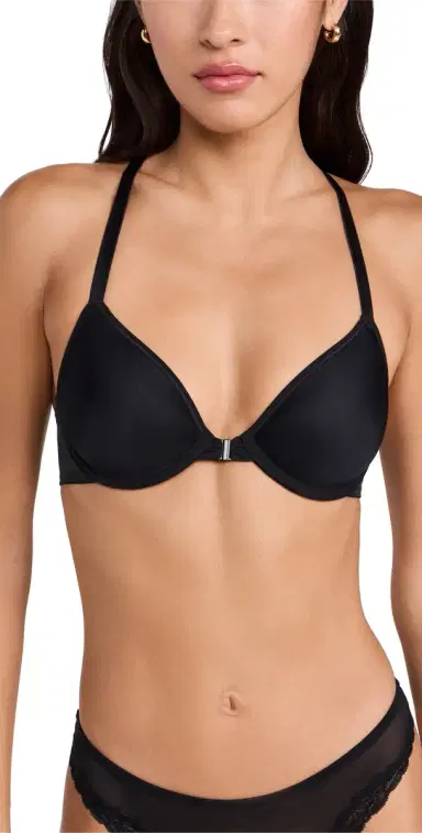 Skarlett Blue Spellbound Front Close Spacer Bra Black | Thumbnail 1