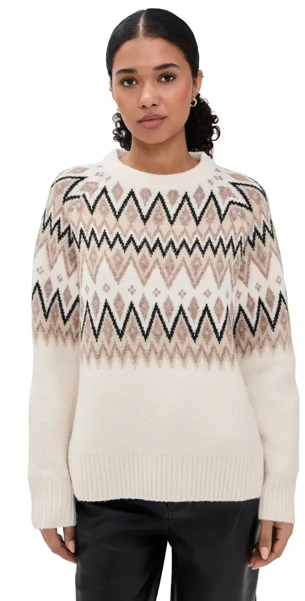 LE BOP Fair Isle Oversized Pullover  ulti