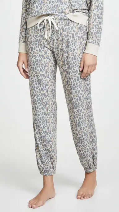 HONEYDEW Star Seeker Pajama Set Natural Leopard | Thumbnail 5