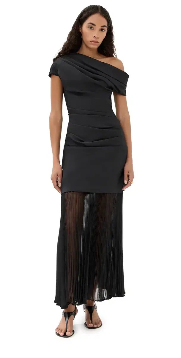 Ammalie Combo Dress Black