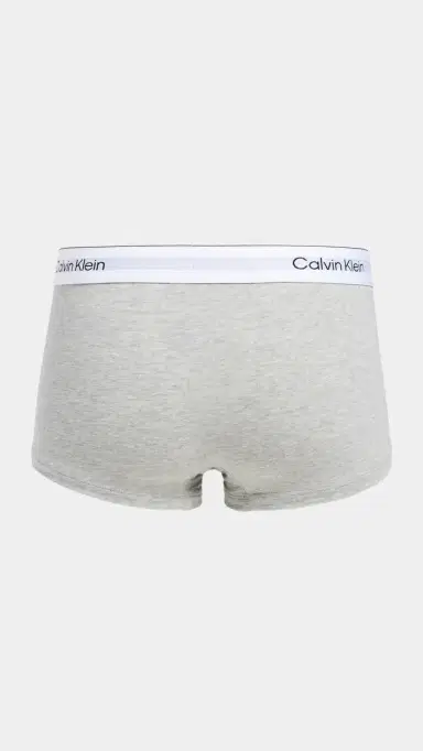 Calvin Klein Underwear Icon Cotton Stretch 3 Pack Low Rise Trunks Grey Heather/White/Black | Thumbnail 4