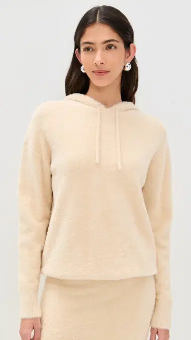 LE BOP Fuzzy Hoodie Oyster | Thumbnail 2