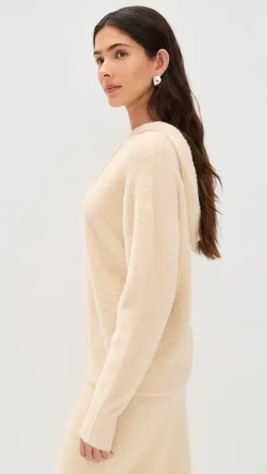 LE BOP Fuzzy Hoodie Oyster | Thumbnail 4
