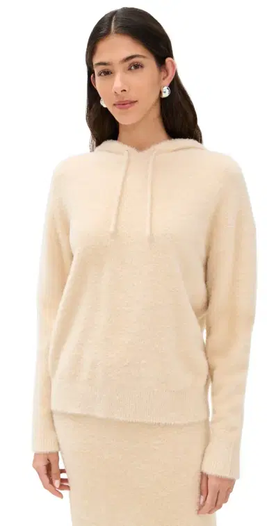 LE BOP Fuzzy Hoodie Oyster | Thumbnail 1