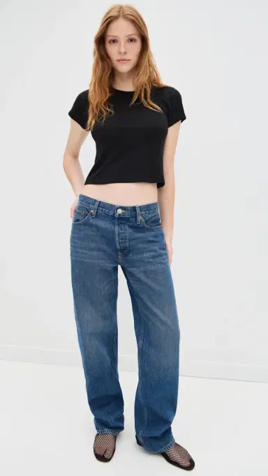 Éterne Short Sleeve Baby Tee Black | Thumbnail 5