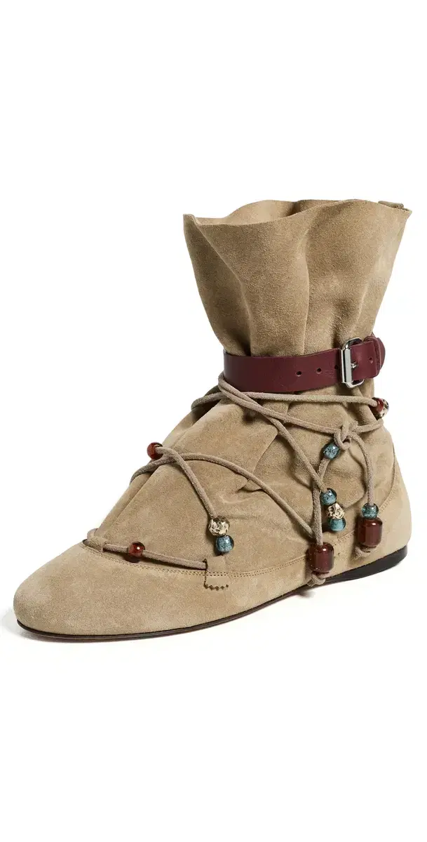 Letiz Draped Boots Taupe Letiz Draped Boots Taupe