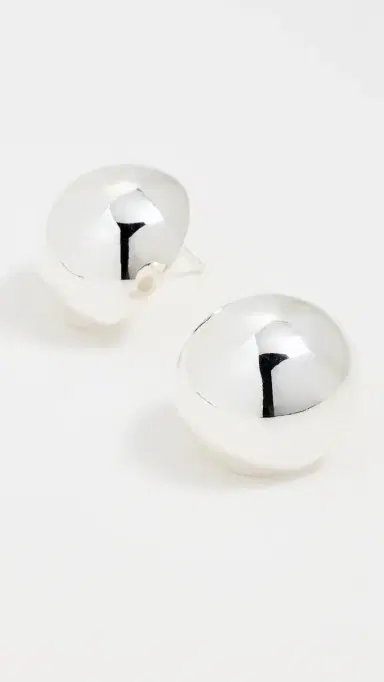 Annika Inez Small Hemisphere Earrings | Thumbnail 4 Annika Inez Small Hemisphere Earrings | Thumbnail 4