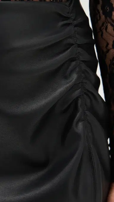 LE BOP Louisa Faux Leather Skirt Black | Thumbnail 6 LE BOP Louisa Faux Leather Skirt Black | Thumbnail 6