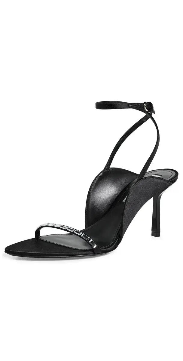 Victoria Beckham Eliza Embellished Sandals Black