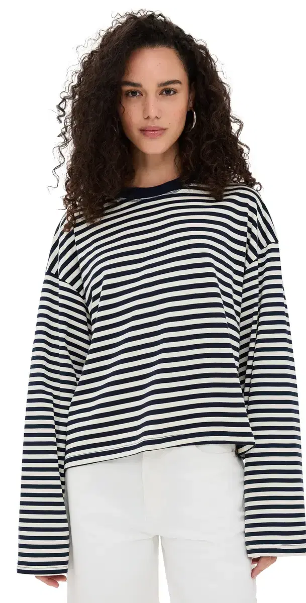 Lioness Bloom Long leeve Navy tripe