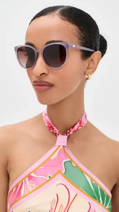 Le Specs Armada Sunglasses Mauve One Size | Thumbnail 3