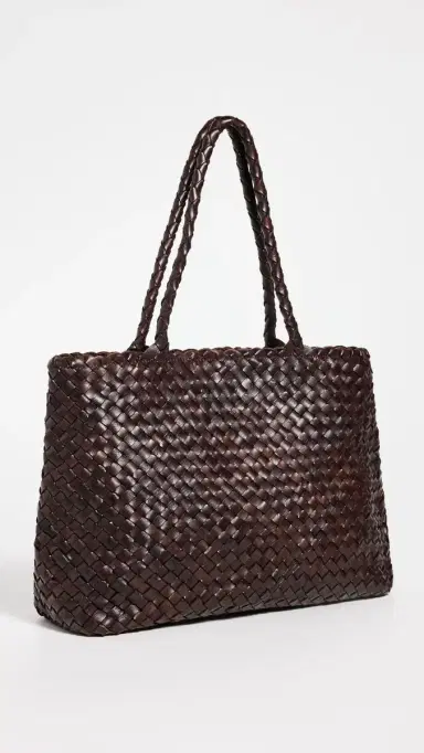 DRAGON DIFFUSION Vintage Mesh Tote Dark Brown One Size | Thumbnail 4 DRAGON DIFFUSION Vintage Mesh Tote Dark Brown One Size | Thumbnail 4