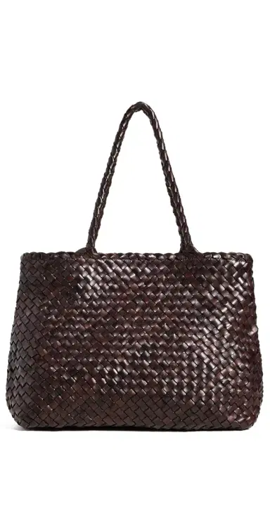 DRAGON DIFFUSION Vintage Mesh Tote Dark Brown One Size | Thumbnail 1 DRAGON DIFFUSION Vintage Mesh Tote Dark Brown One Size | Thumbnail 1
