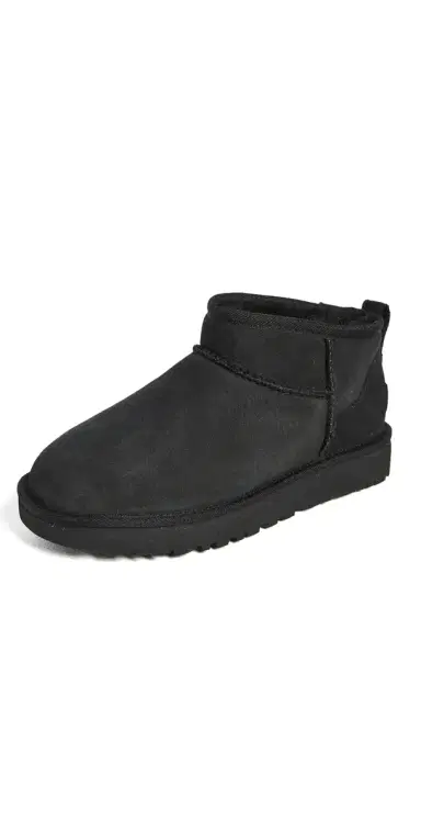 UGG Classic Ultra Mini Boots Black 6 | Thumbnail 1