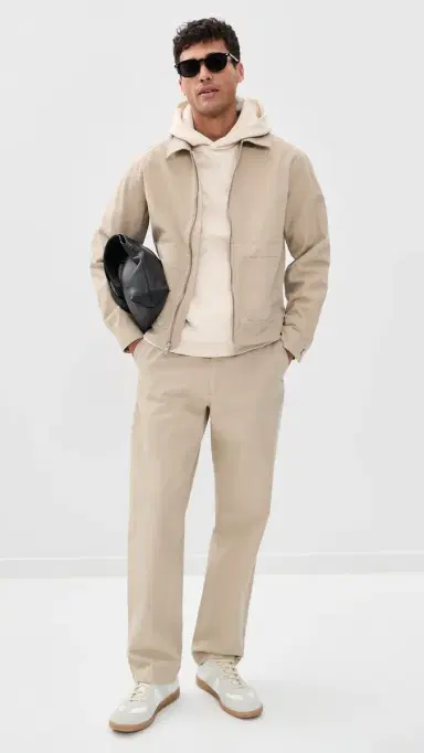 Beyond Yoga Classic Fleece Hoodie Bone L | Thumbnail 5