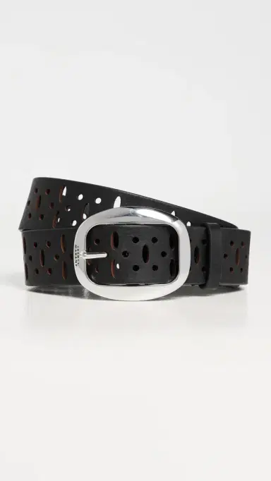 Isabel Marant Dara Cutout Belt Black/Silver | Thumbnail 2