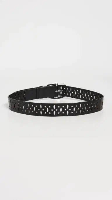 Isabel Marant Dara Cutout Belt Black/Silver | Thumbnail 4