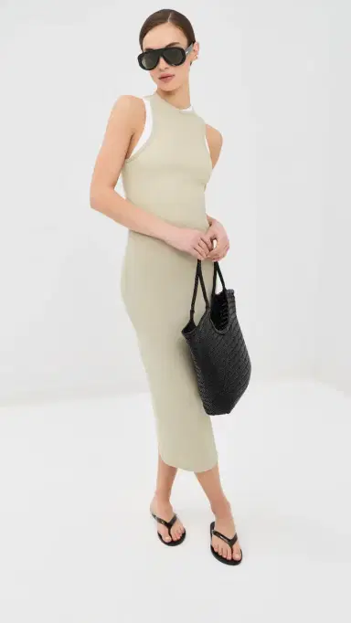 Wardrobe.NYC WARDROBE. NYC Racer Dress Ash L | Thumbnail 5