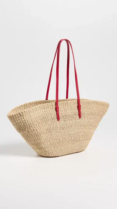 Poolside Bags The East West Charm Tote Tomato One Size | Thumbnail 4 Poolside Bags The East West Charm Tote Tomato One Size | Thumbnail 4