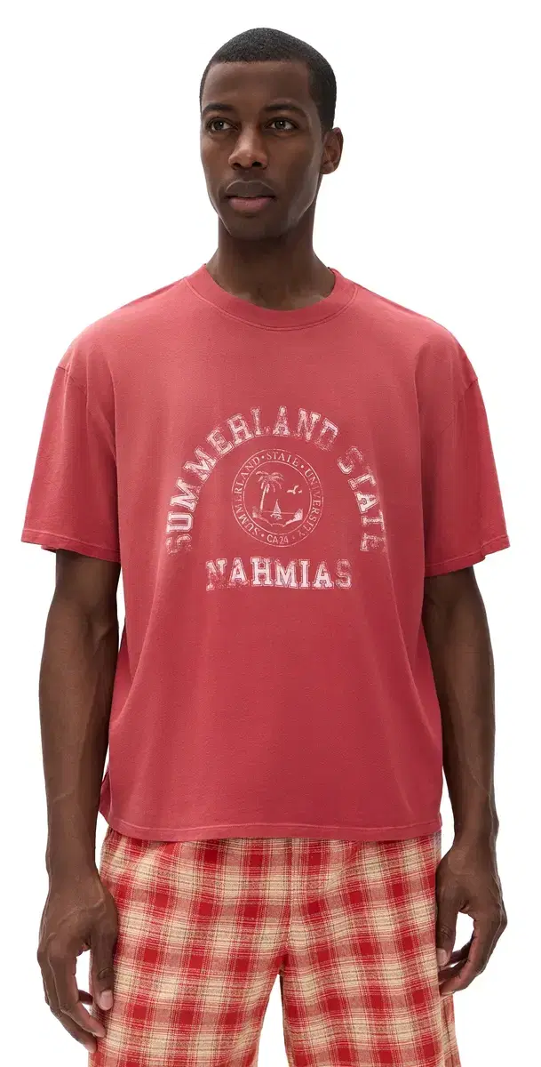 Summerland State Boxy Tee Ruby Jersey