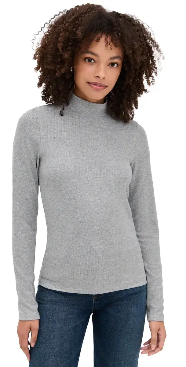 Jamie Haller The ock Neck Heather Grey