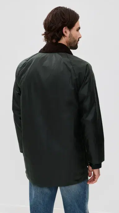 Barbour Beaufort Wax Jacket Sage 40 | Thumbnail 3